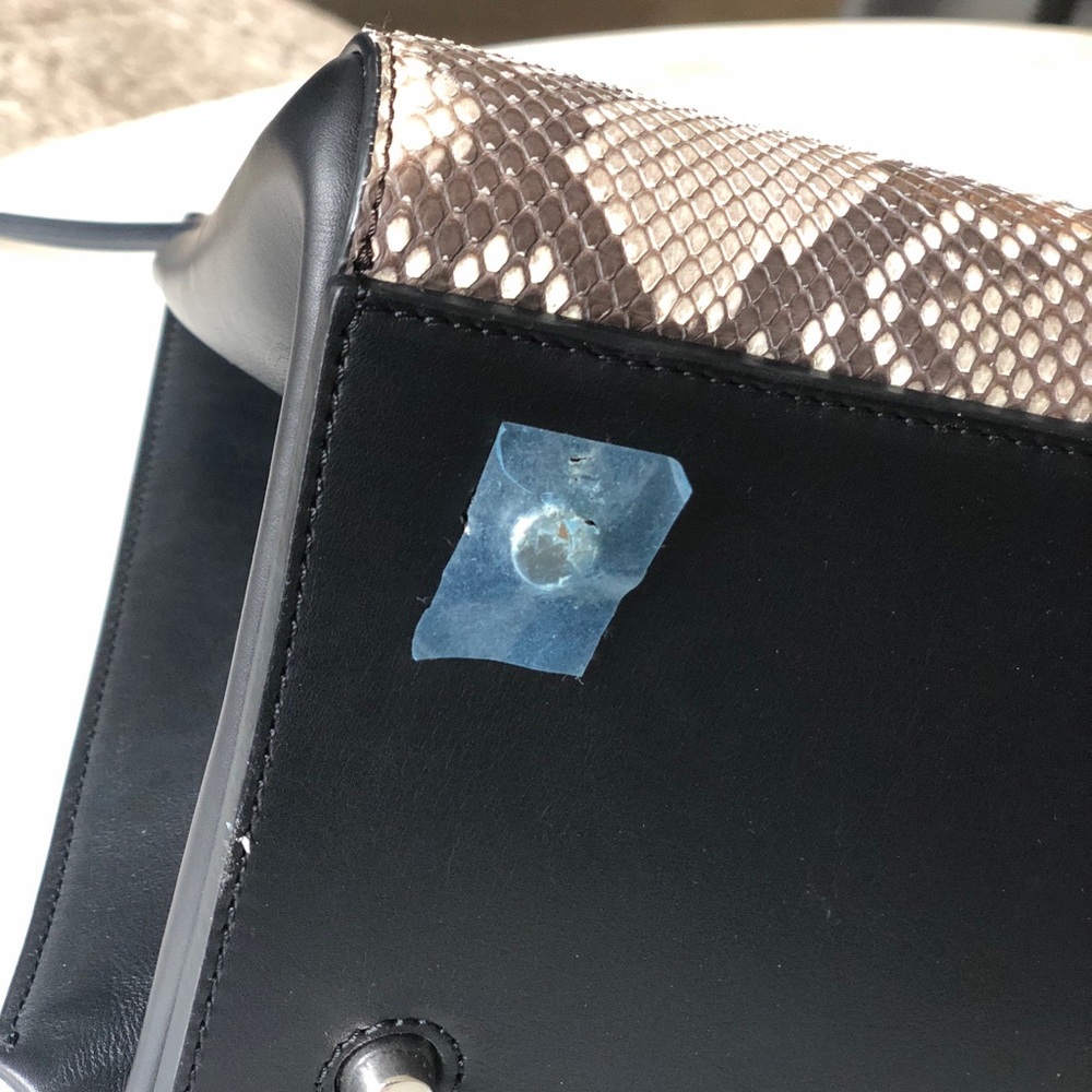 Celine python satchel - Picture 5 of 8